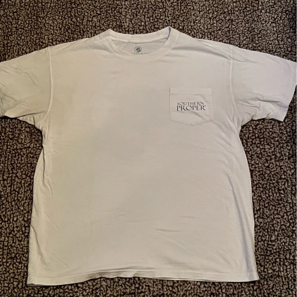 Southern Proper white shirt sleeve shirt size medium